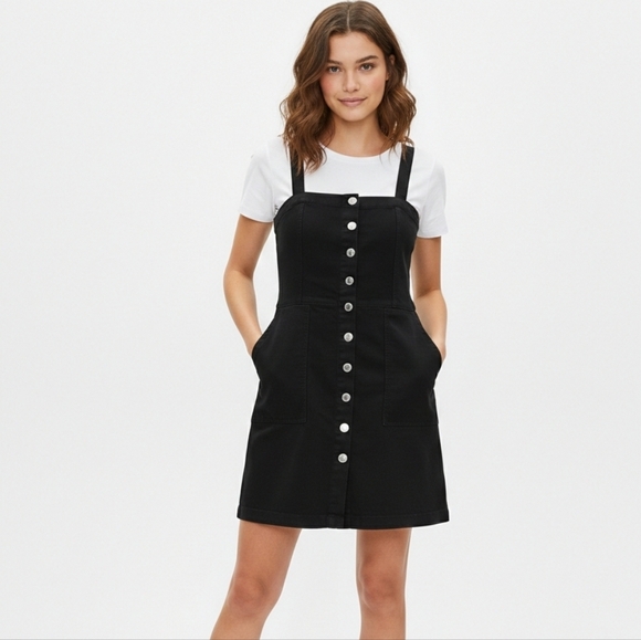 Garage Dresses & Skirts - Garage Black Jean Dress